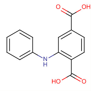 1,4-Benzenedicarboxylic acid, 2-(phenylamino)-结构式