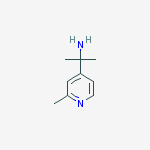 Structure of 2-(2-methylpyridin-4-yl)propan-2-amine