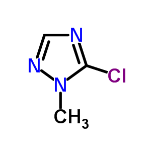 5-CHLORO-1-METHYL-1H-1,2,4-TRIAZOLE结构式