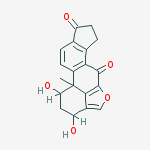 Structure of (1R)-1,2,3,6,7,8,9,11b-Octahydro-1,3α-dihydroxy-11bα-methylcyclopenta[7,8]phenanthro[10,1-bc]furan-6,9-dione