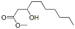 Structure of 3-Hydroxycapric acid methyl ester