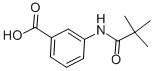 Structure of 3-[(2,2-Dimethyl-1-oxopropyl)amino]benzoic acid