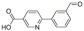 Structure of 6-(3-Formylphenyl)-nicotinic acid
