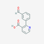 Structure of 3-(3-(Carboxypyridin-2-yl)benzaldehyde