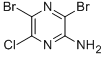 Structure of 3,5-DIBROMO-6-CHLOROPYRAZIN-2-AMINE