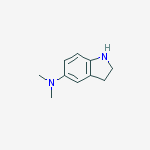 Chemical structure of Methanone, (2,3-dihydro-1H-indol-7-yl)[4-[[4-(3-quinolinylamino)-2-pyrimidinyl]amino]phenyl]-