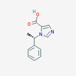 1H-Imidazole-5-carboxylic acid, 1-(1-phenylethyl)-, (S)-结构式