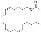 Structure of ACETIC ACID ARACHIDONYL ESTER