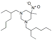 Structure of 1,3-bis(2-ethylhexyl)hexahydro-5-methyl-5-nitropyrimidine