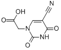 2-[5-Cyano-2,4-dioxo-3,4-dihydro-(2H)pyrimidin-1-yl]acetic acid结构式
