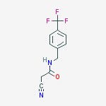 Structure of 2-CYANO-N-[4-(TRIFLUOROMETHYL)BENZYL]ACETAMIDE