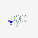 Structure of 5-bromoisoquinolin-6-amine