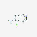 Structure of 5-chloroisoquinolin-6-amine
