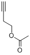Structure of 3-BUTYNYL-1-ACETATE