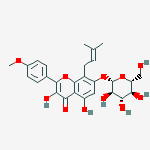Structure of icariside II