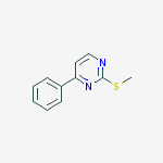 Structure of 2-methylthio-4-phenylpyrimidine
