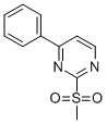 2-甲砜基-4-苯基嘧啶结构式