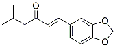 5-Methyl-1-(1,3-benzodioxol-5-yl)-1-hexen-3-one结构式