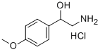 Structure of 2-HYDROXY-2-(4-METHOXYPHENYL)ETHYLAMINE HYDROCHLORIDE