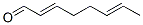 Structure of (2E,6E)-2,6-octadienal