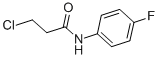 Structure of 3-Chloro-4'-fluoropropionanilide