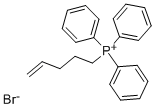 Structure of (4-PENTENYL)TRIPHENYLPHOSPHONIUM BROMIDE