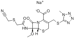 Structure of Cefmetazole sodium
