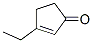 Structure of 3-ethylcyclopent-2-en-1-one
