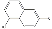 Structure of 1-Naphthalenol, 6-chloro-