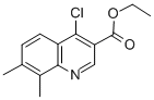 Structure of 4-Chloro-7,8-dimethylquinoline-3-carboxylic acid ethyl ester