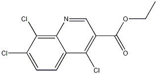 Structure of 4,7,8-Trichloroquinoline-3-carboxylic acid ethyl ester