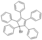 Chemical structure of 5-BROMO-1,2,3,4,5-PENTAPHENYL-1,3-CYCLOPENTADIENE