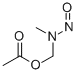 Structure of NITROSO(ACETOXYMETHYL)-METHYLAMINE