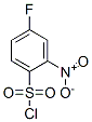 Structure of Benzenesulfonyl chloride, 4-fluoro-2-nitro- (9CI)