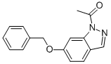 1-ACETYL-6-BENZYLOXY (1H)INDAZOLE结构式