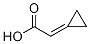 Acetic acid, cyclopropylidene-结构式