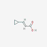 Structure of (2E)-3-cyclopropylprop-2-enoic acid