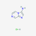 Structure of Imidazo[1,2-a]pyrazin-3-amine hydrochloride