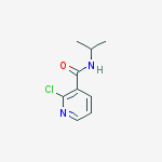 3-Pyridinecarboxamide, 2-chloro-N-(1-methylethyl)-结构式
