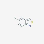 Structure of 2,1-Benzisothiazole, 5-methyl-