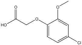 Structure of (4-Chloro-2-methoxyphenoxy)acetic acid
