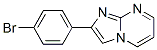 Structure of 2-(4-BROMO-PHENYL)-IMIDAZO[1,2-A]PYRIMIDINE