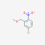4-Chloro-2-(methoxymethyl)-1-nitrobenzene结构式