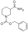 1-苄氧羰基哌啶-3-甲酰胺结构式