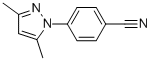 Structure of 4-(3,5-Dimethyl-1H-pyrazol-1-yl)benzonitrile 97%