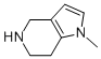 Structure of 1-METHYL-4,5,6,7-TETRAHYDRO-1H-PYRROLO[3,2-C]PYRIDINE