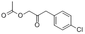 Structure of 1-(acetyloxy)-3-(4-chlorophenyl)-2-propanone