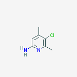 Structure of 2-Pyridinamine, 5-chloro-4,6-dimethyl-