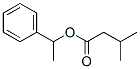 Structure of 1-phenylethyl isovalerate