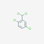 Structure of Benzene, 1,4-dichloro-2-(dichloromethyl)-